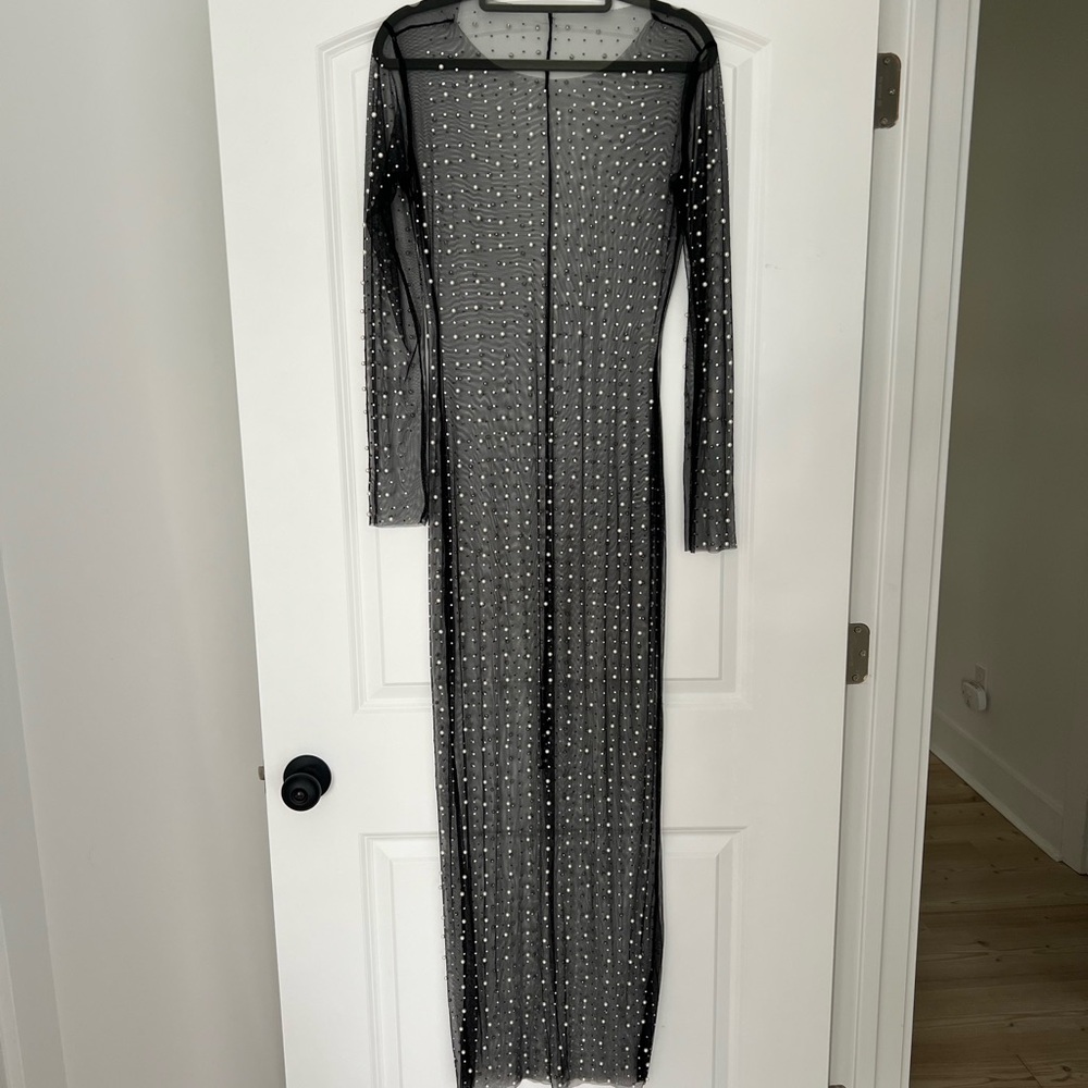 Amazon Black Long Sleeve Sheath Dress for Cocktail